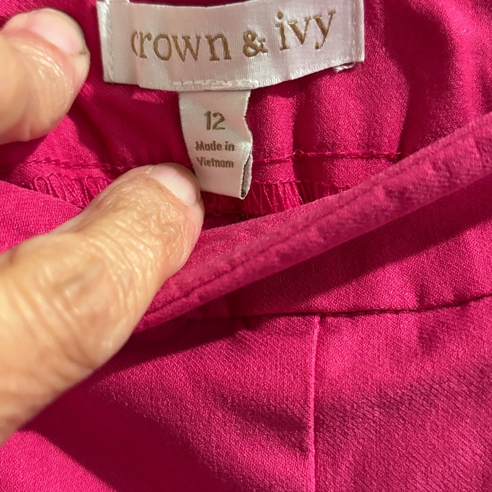Crown & Ivy Fuchsia Apparel